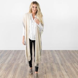 Nevaeh scarf cardigan